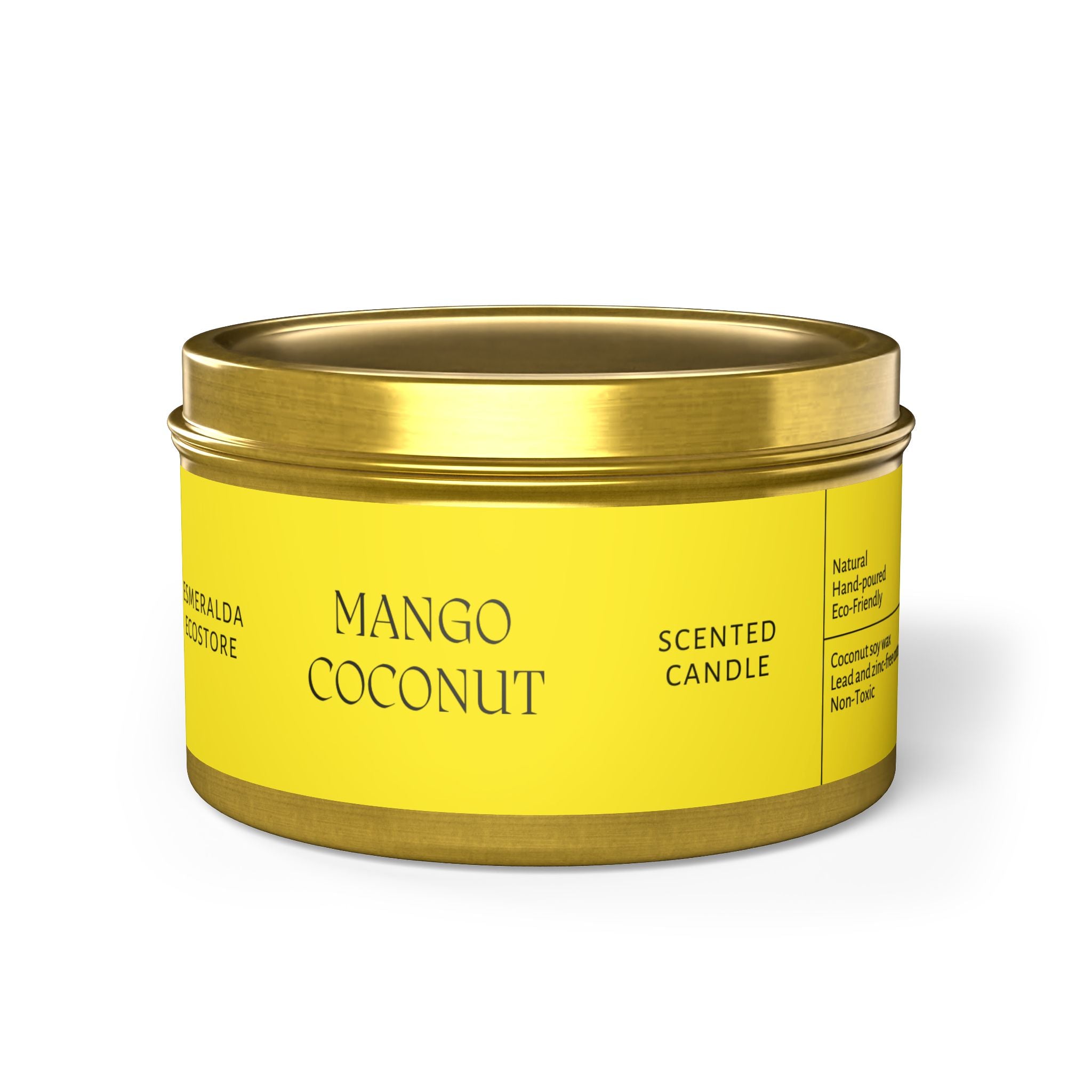 Mango Coconut Tin Candles