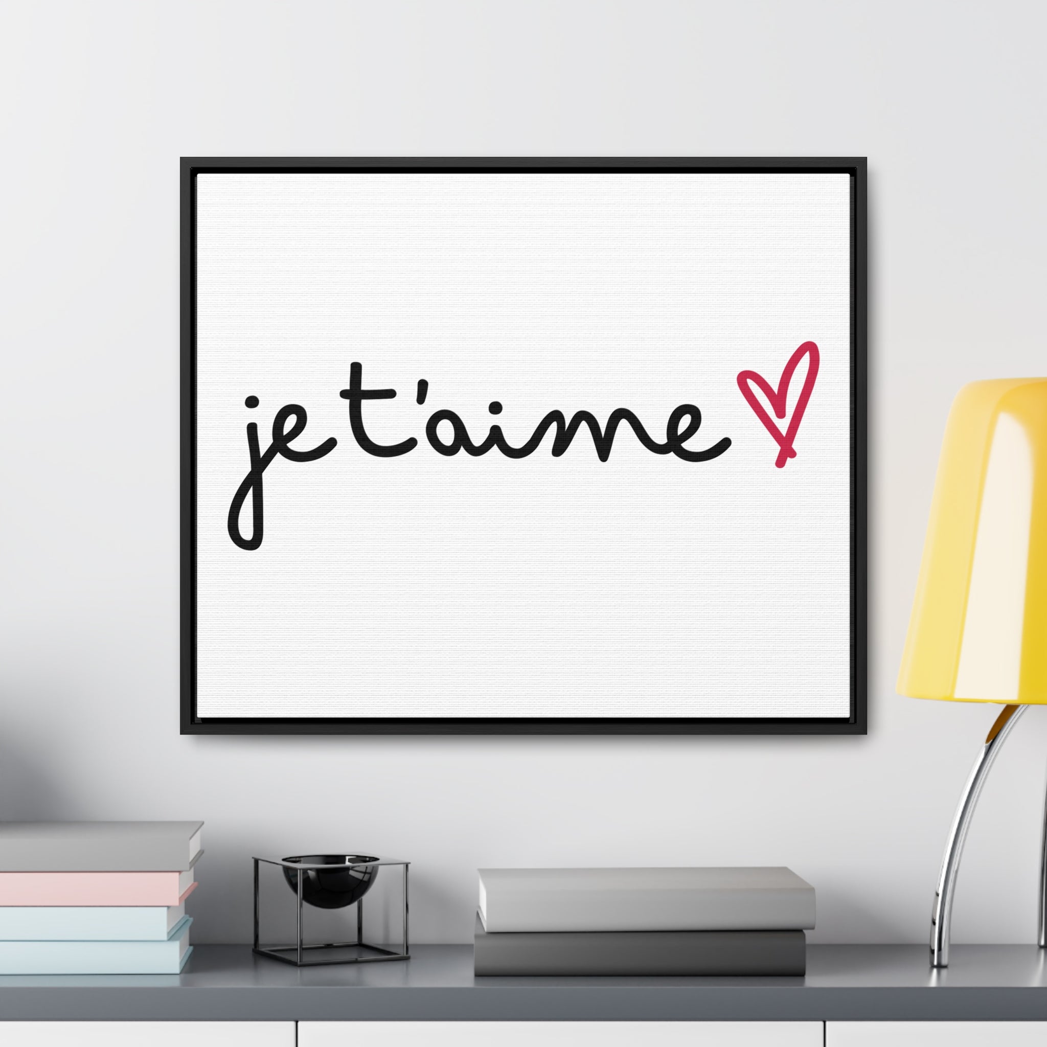 Je t'aime Gallery Canvas Wraps