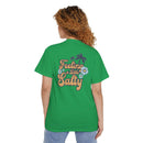 Blue Ocean Unisex Heavy Cotton Pocket Tee - Esmeralda Ecostore