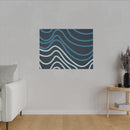 Wiggle Waves Matte Canvas