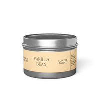 Vanilla Bean Tin Candles