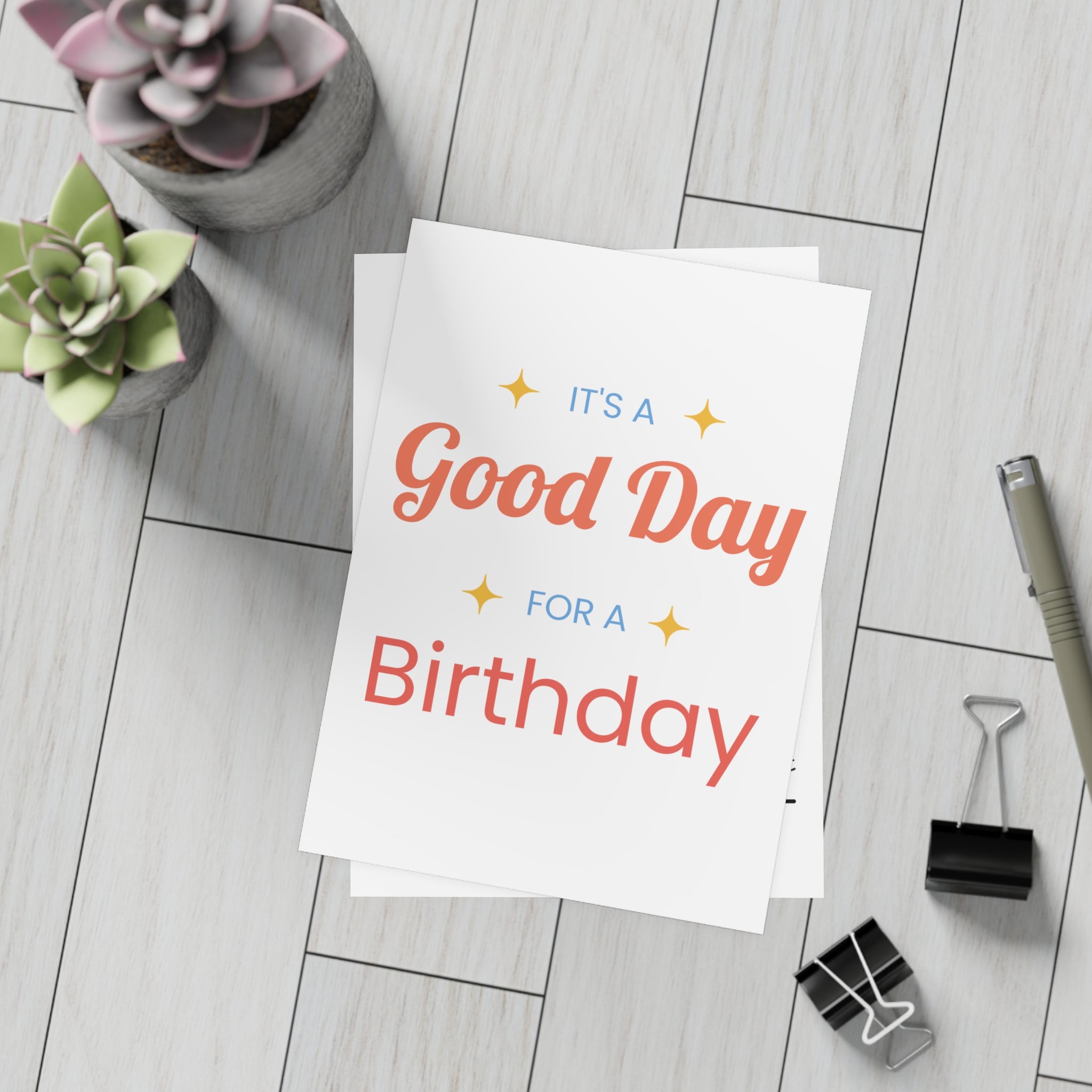 It's a Good Day for a Birthday Postcard Bundles