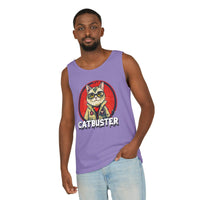 Catbuster Unisex Garment-Dyed Tank Top - Esmeralda Ecostore