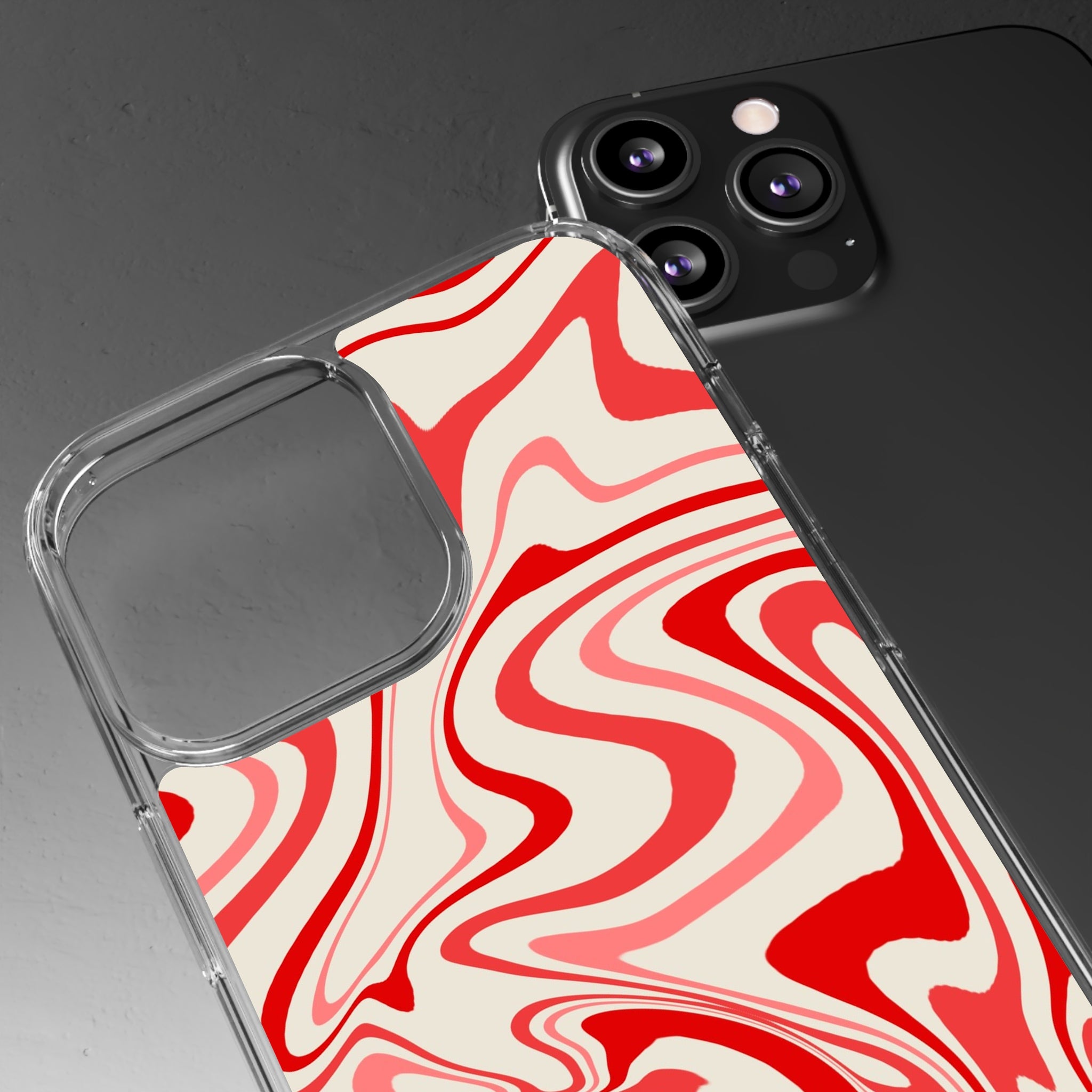 Lava Flow Clear Case