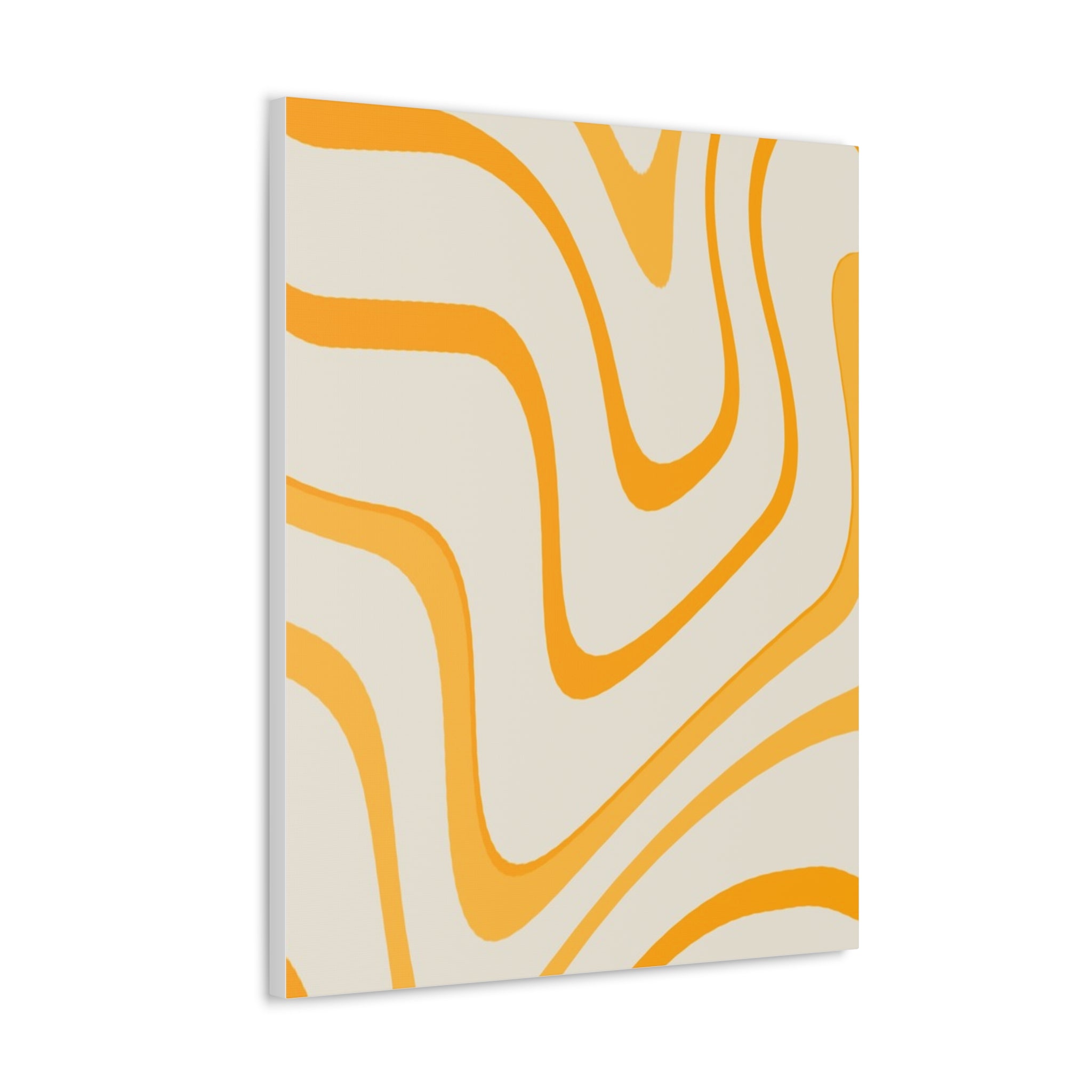 Golden Flow Canvas Gallery Wraps