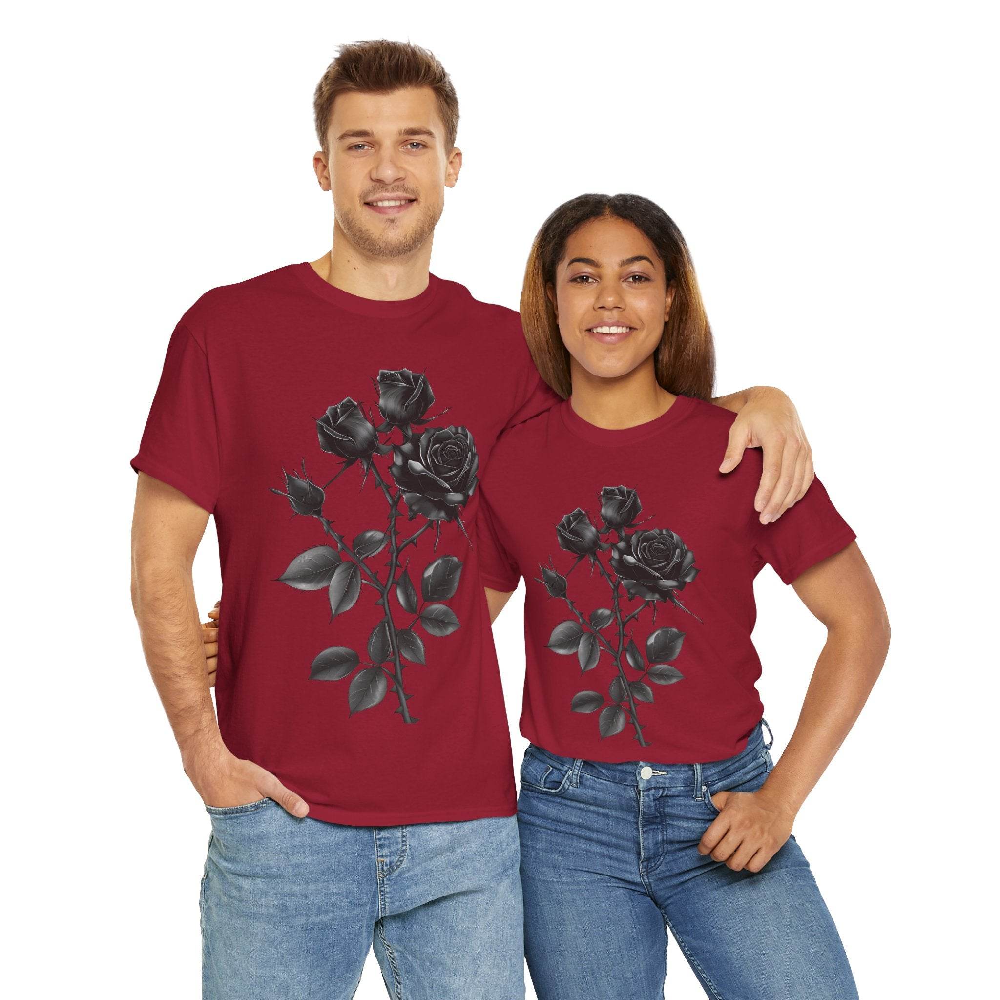 Eclipse Rose Unisex Heavy Cotton Tee
