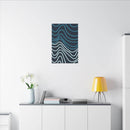 Wiggle Waves Matte Canvas Stretched Multi-Size - Esmeralda Ecostore