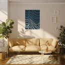 Wiggle Waves Matte Canvas Stretched Multi-Size - Esmeralda Ecostore