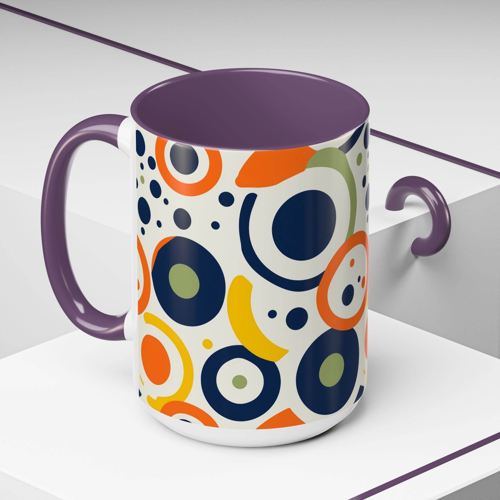 Pop Art Accent Coffee Mug (11oz-15oz) - Esmeralda Ecostore