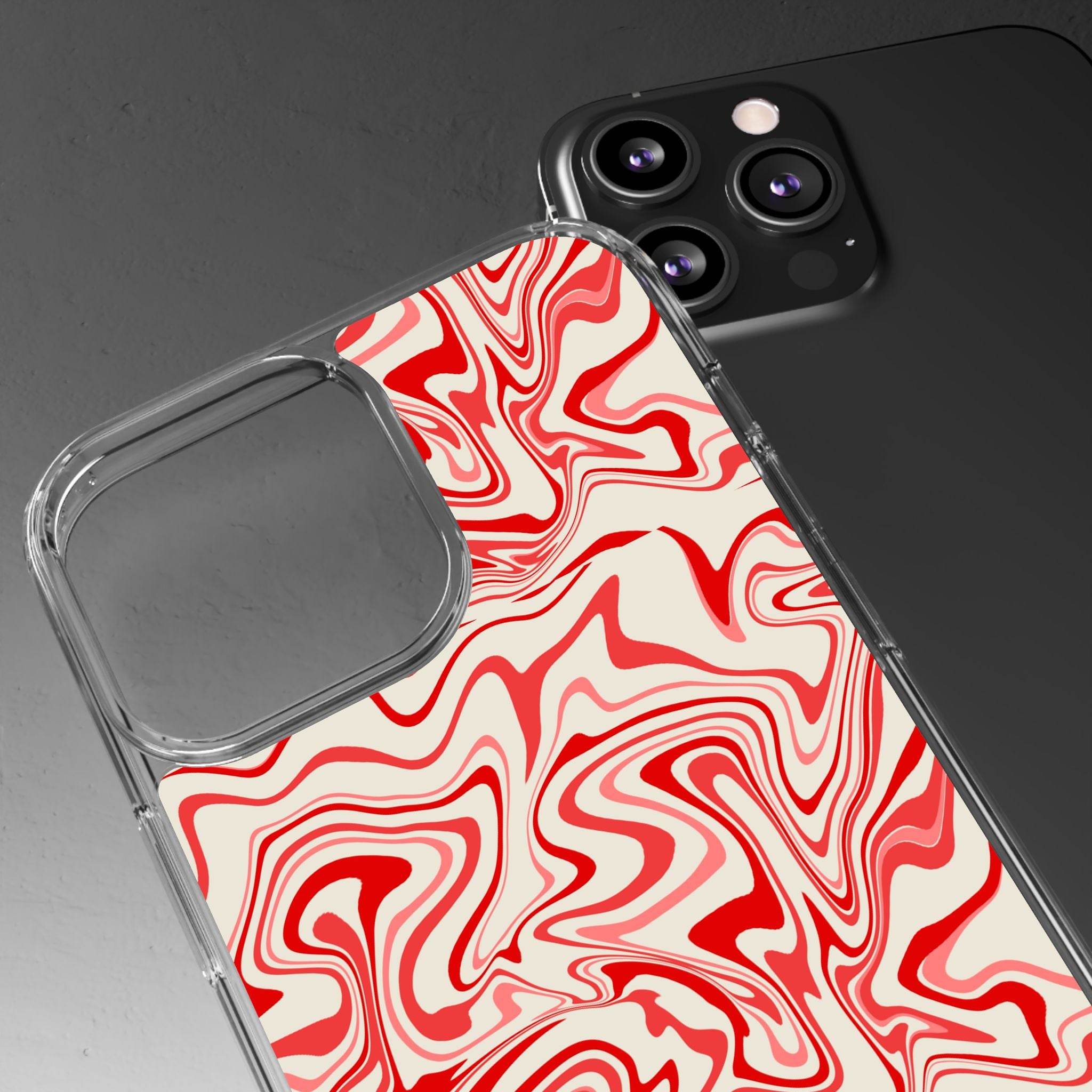 Lava Flow Sustainable Phone Clear Cases - Esmeralda Ecostore