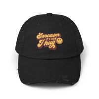 Sarcastic Unisex - Distressed Cap