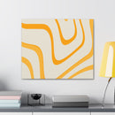 Golden Flow Canvas Gallery Wraps