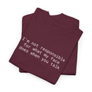 Funny Statement Unisex Heavy Cotton Tee