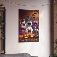 Halloween Monsters Matte Vertical Posters