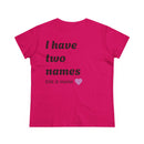 Mama's Names Eco-Friendly Women's Midweight Cotton Tee