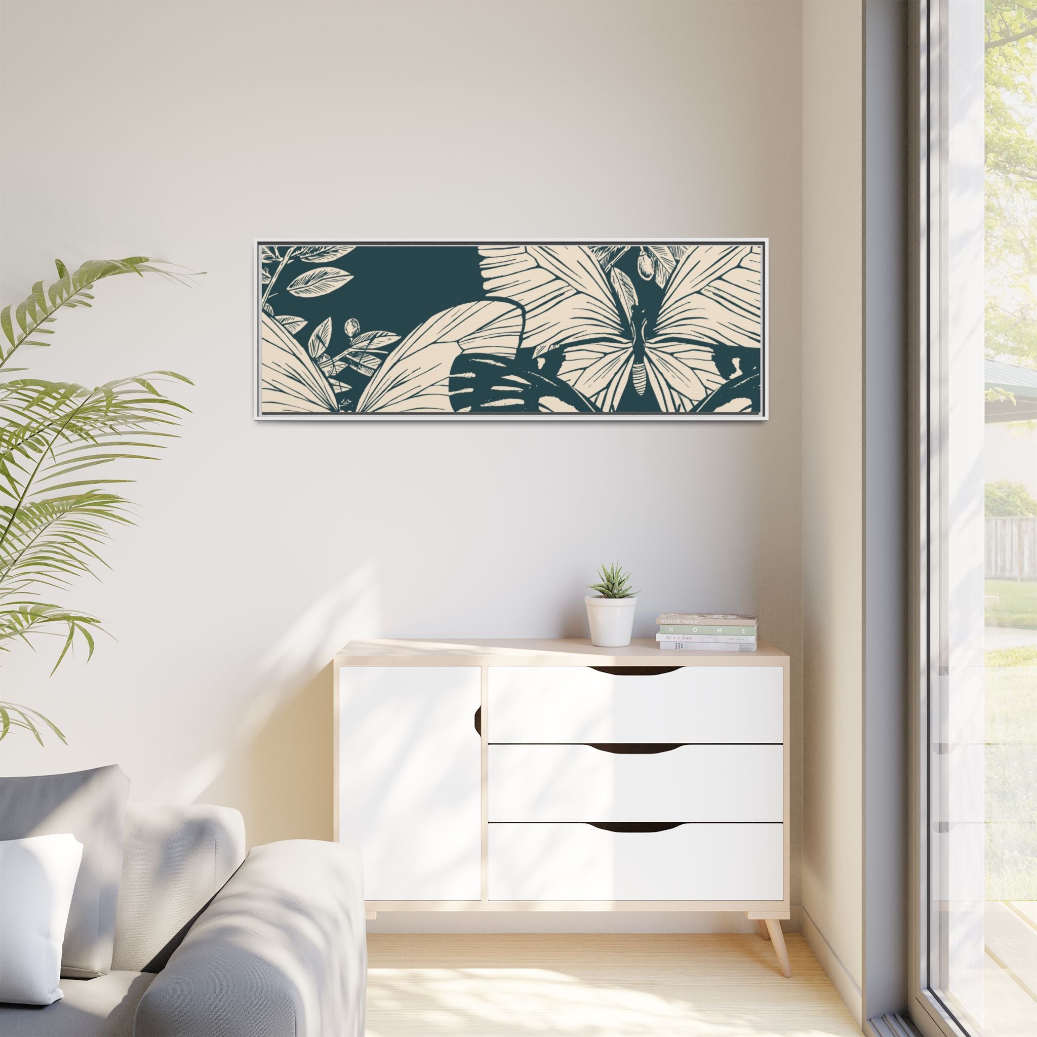 Butterflyscape Matte Canvas