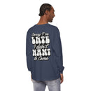 Sarcastic Unisex Garment-Dyed Long Sleeve T-Shirt - Esmeralda Ecostore
