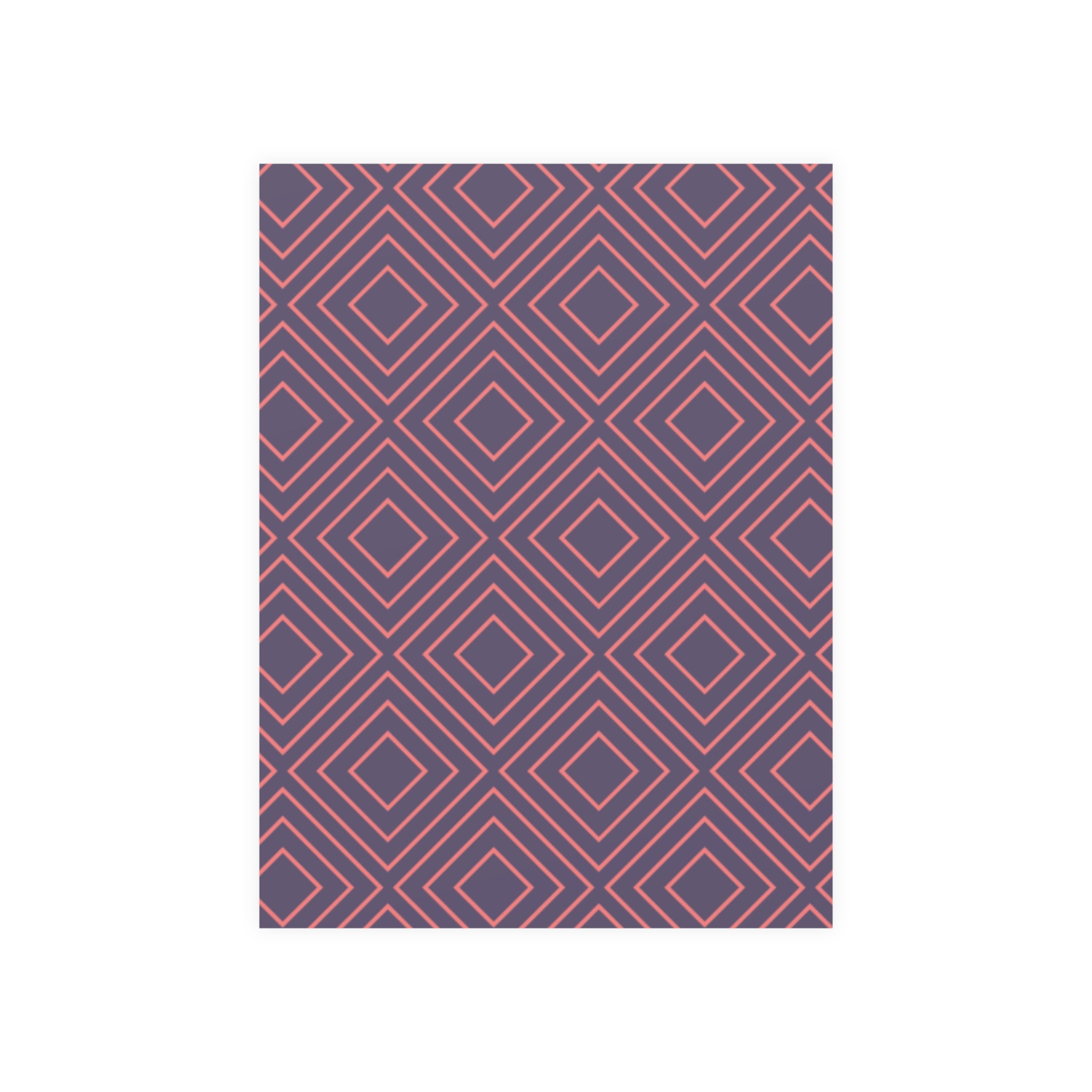 Optical Grid Matte Paper Poster