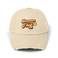 Sarcastic Unisex Distressed Cap - Esmeralda Ecostore