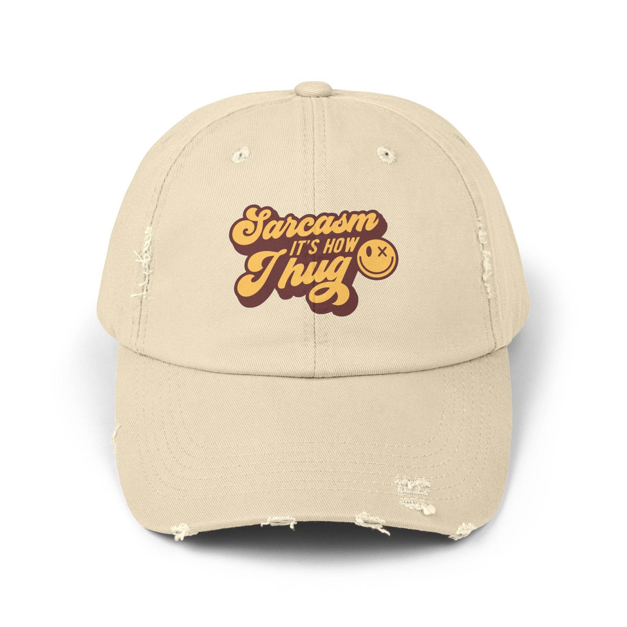 Sarcastic Unisex Distressed Cap