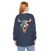 Liberty Horns Unisex Garment-Dyed Long Sleeve T-Shirt