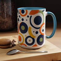 Pop Art Accent Coffee Mug (11oz-15oz) - Esmeralda Ecostore
