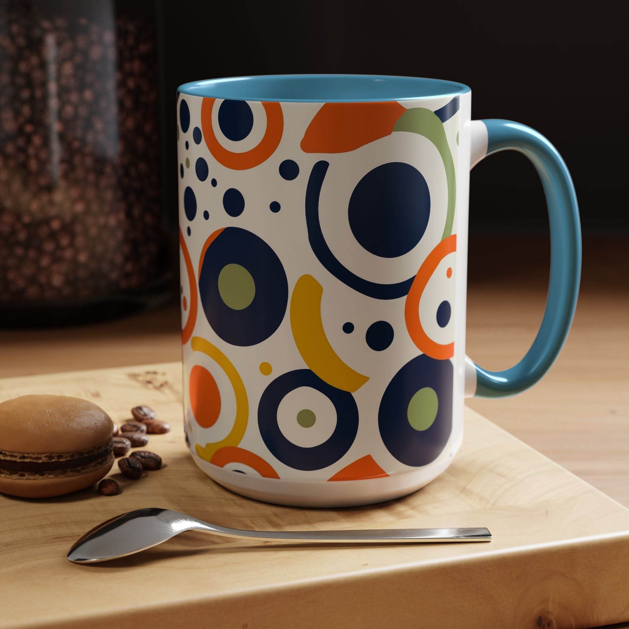 Pop Art Accent Coffee Mug (11oz-15oz) - Esmeralda Ecostore