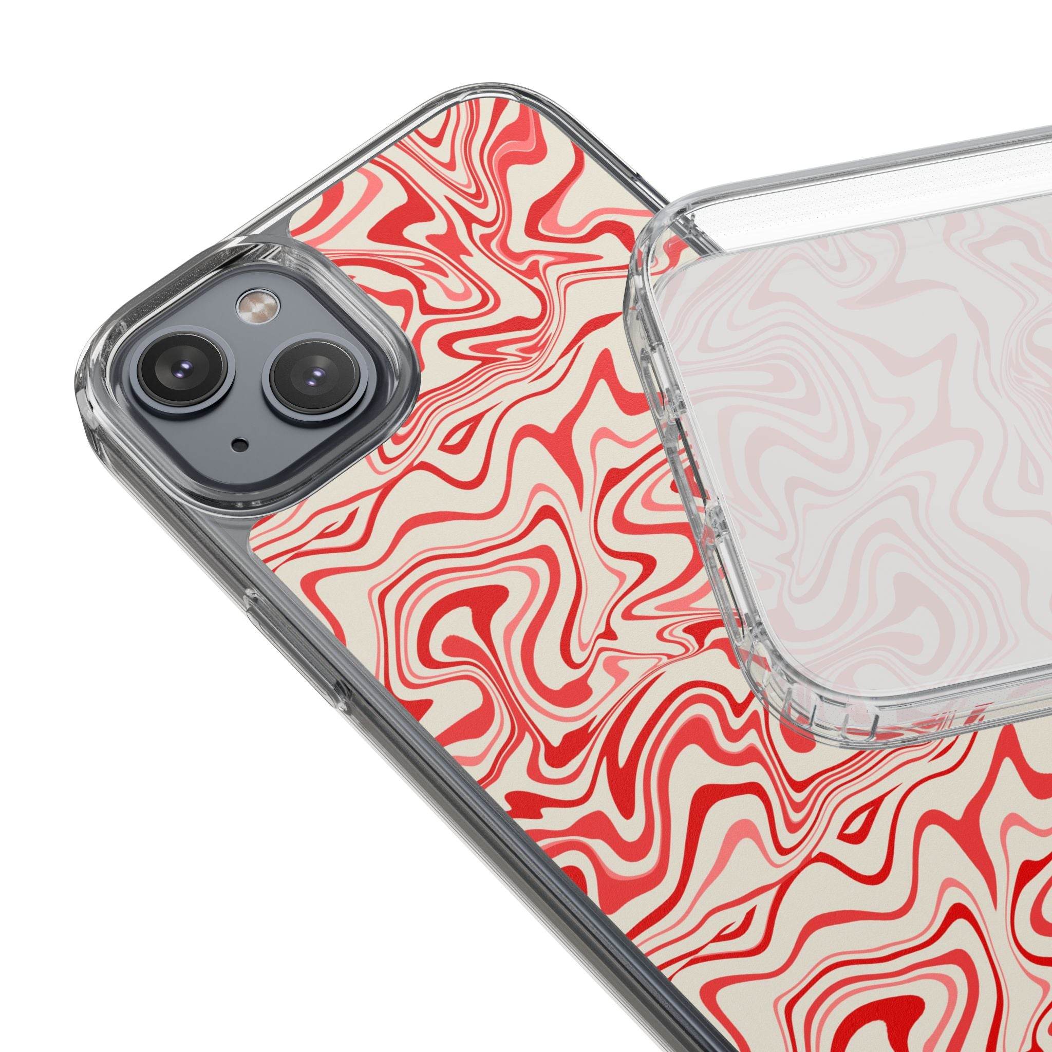 Lava Flow Sustainable Phone Clear Cases - Esmeralda Ecostore