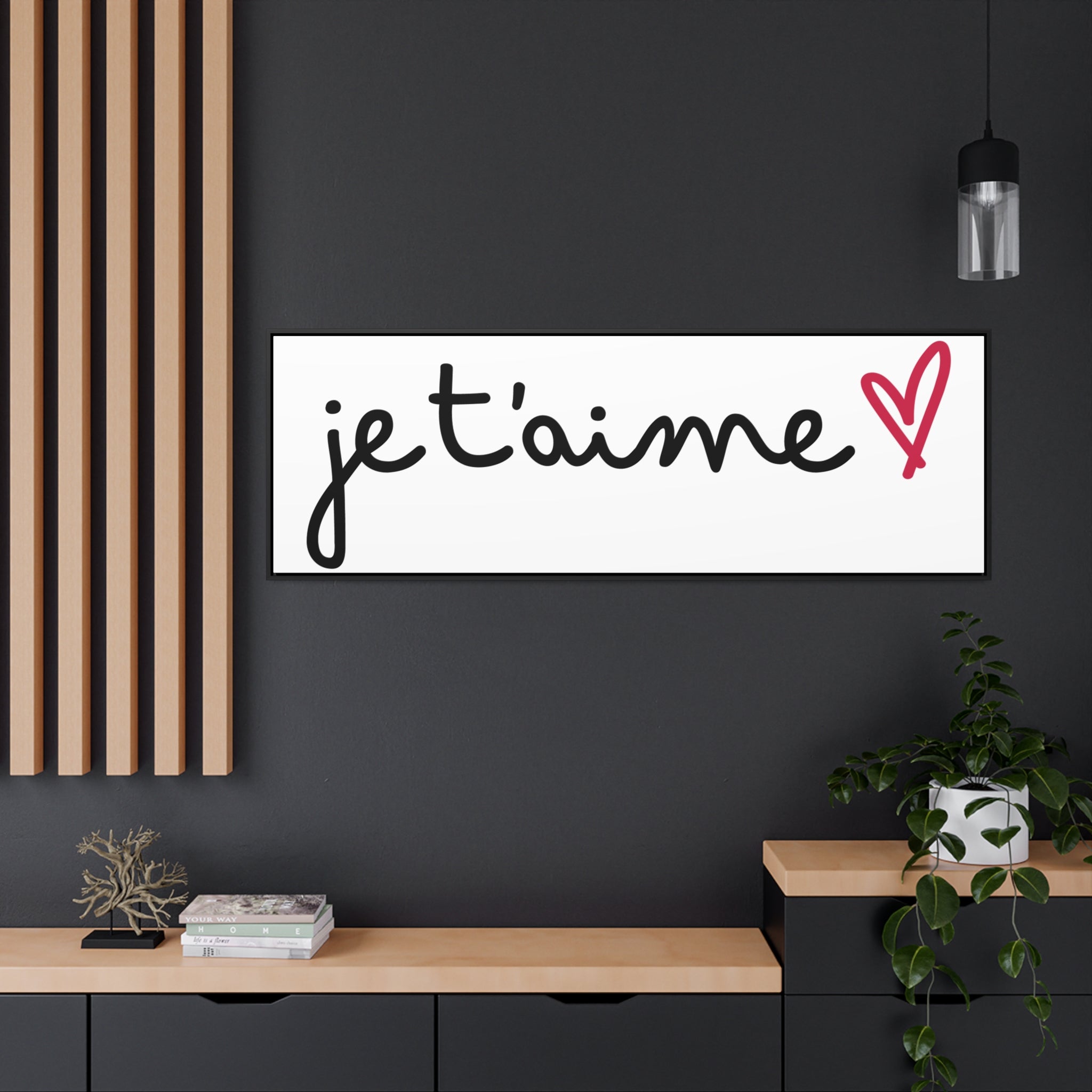 Je t'aime Gallery Canvas Wraps