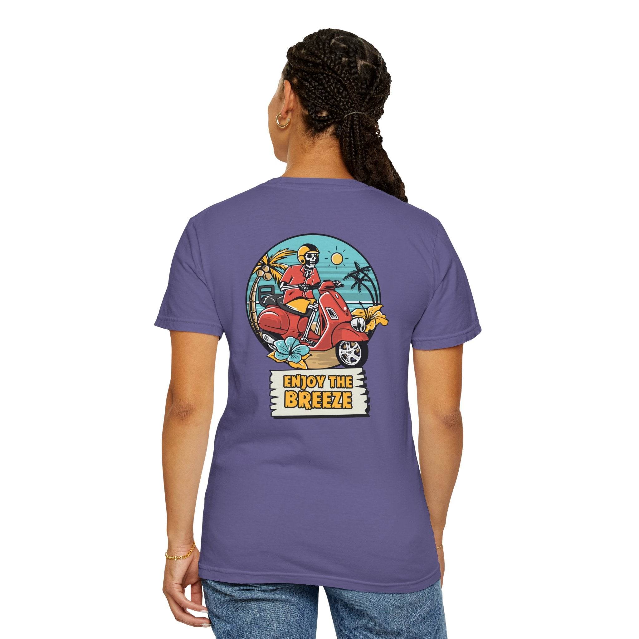 Enjoy The Breeze Unisex Garment-Dyed T-Shirt - Esmeralda Ecostore