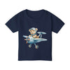 Aviator Bear Heavy Cotton™ Toddler T-shirt - Esmeralda Ecostore