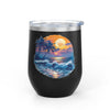 Tropical Sunset Wine Tumbler