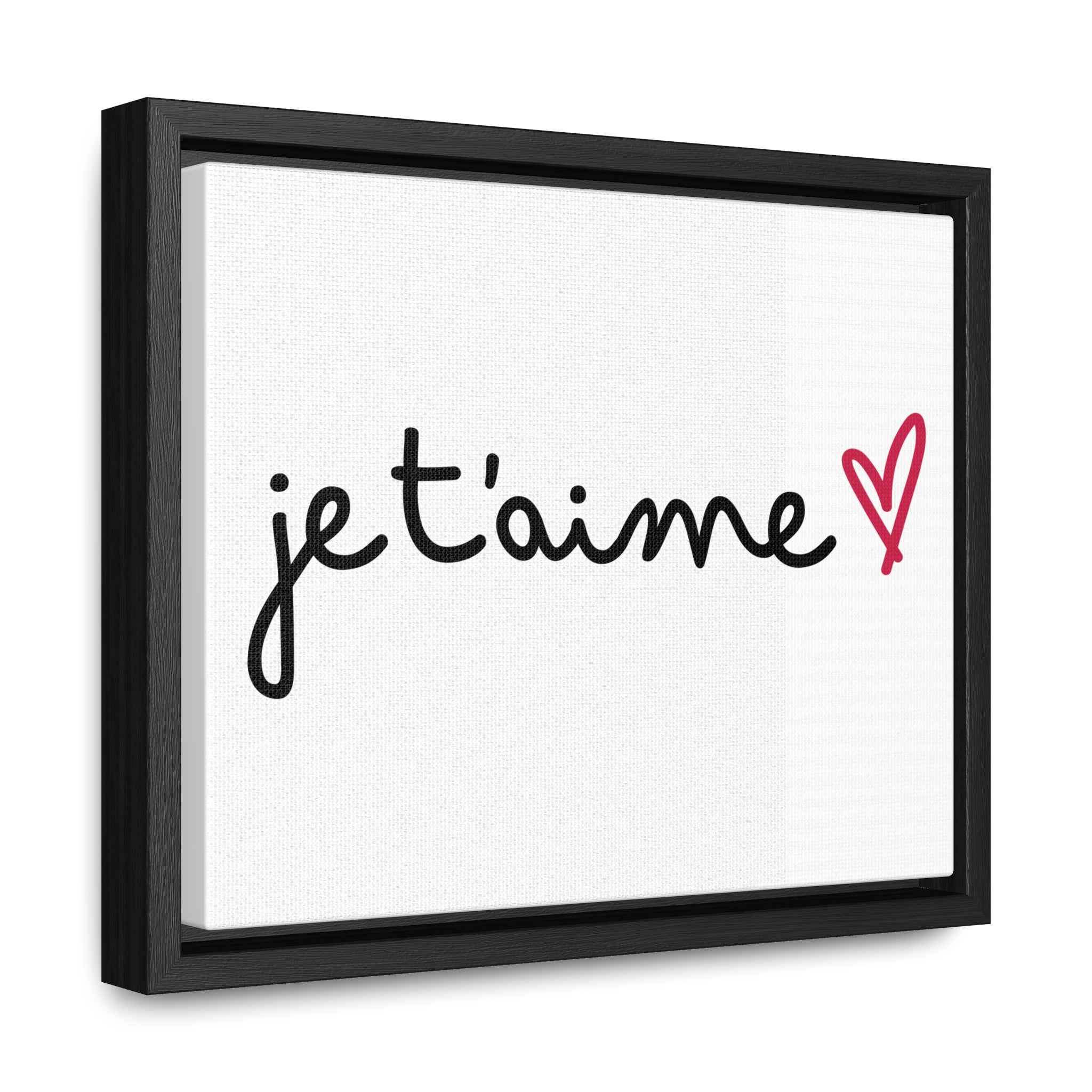 Je t'aime Gallery Canvas Wraps