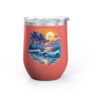 Tropical Sunset Wine Tumbler