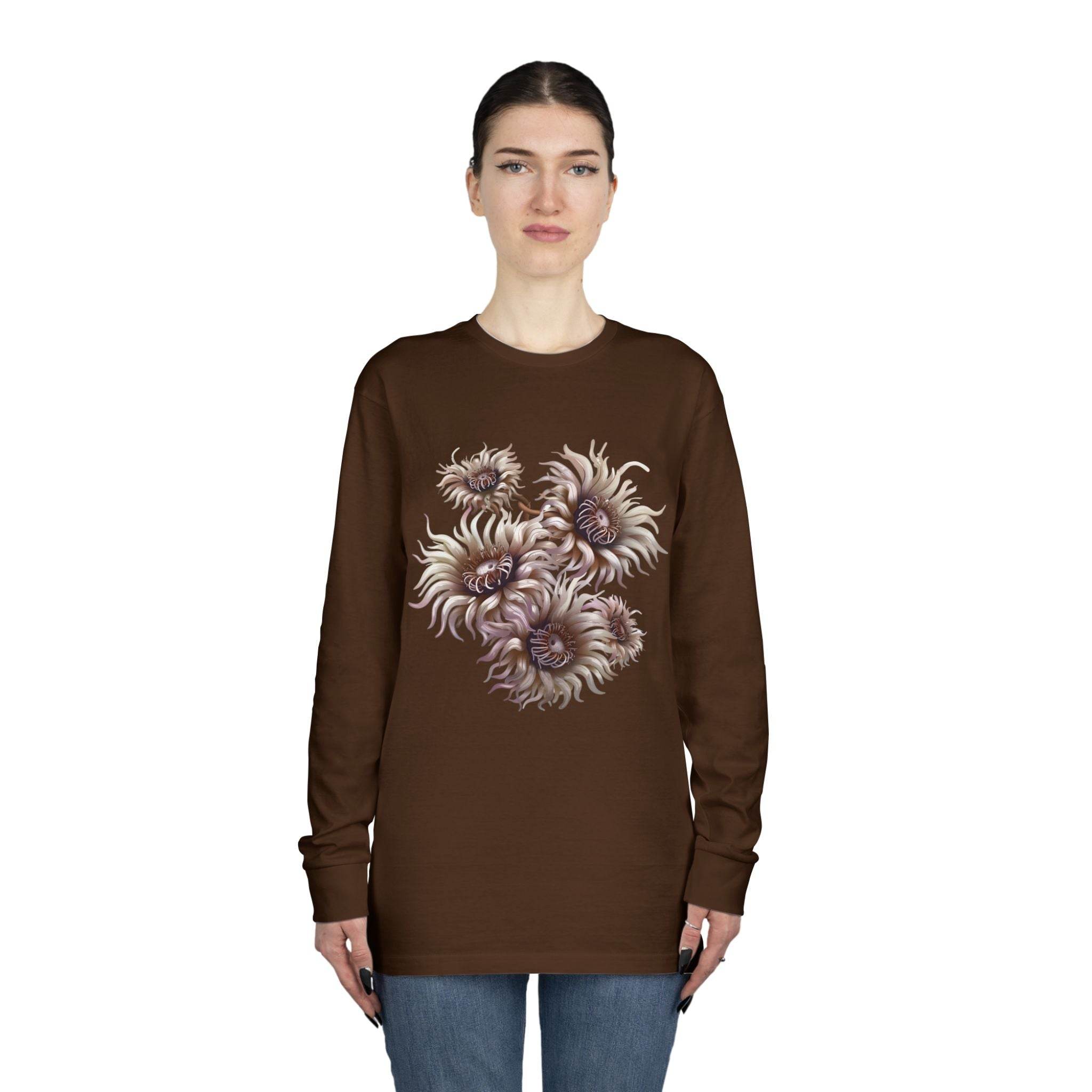 Moss & Bloom Long Sleeve Crewneck Tee - Esmeralda Ecostore