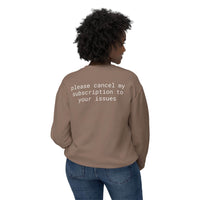 Funny Unisex Lightweight Crewneck Sweatshirt