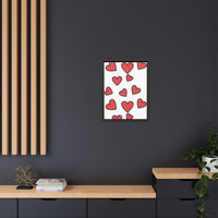 Heartbeat Matte Canvas