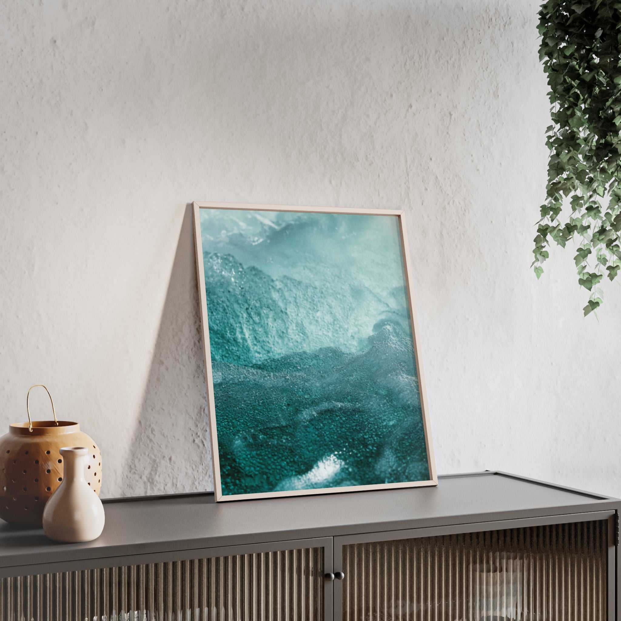 Submerged Posters with Wooden Frame