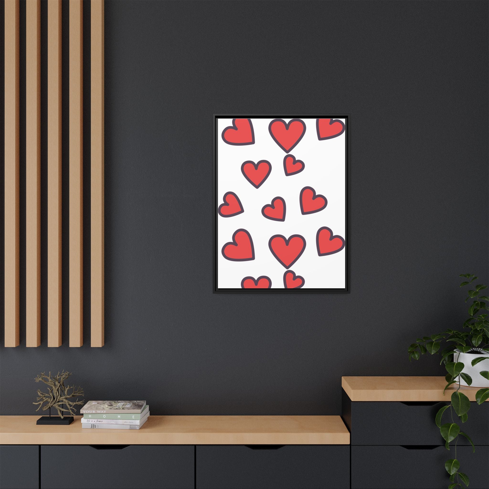 Heartbeat Matte Canvas