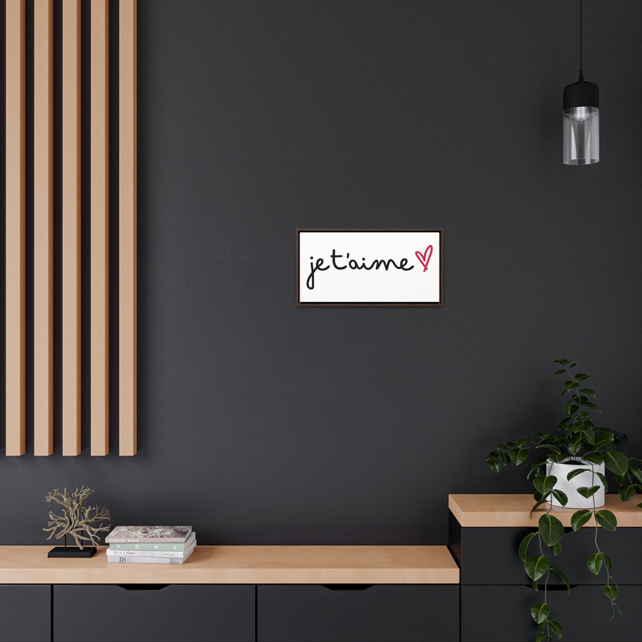 Je t'aime Gallery Canvas Wraps