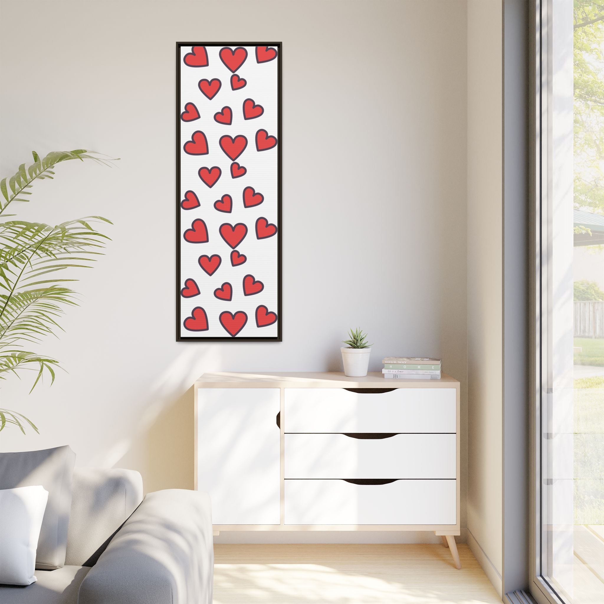 Heartbeat Matte Canvas