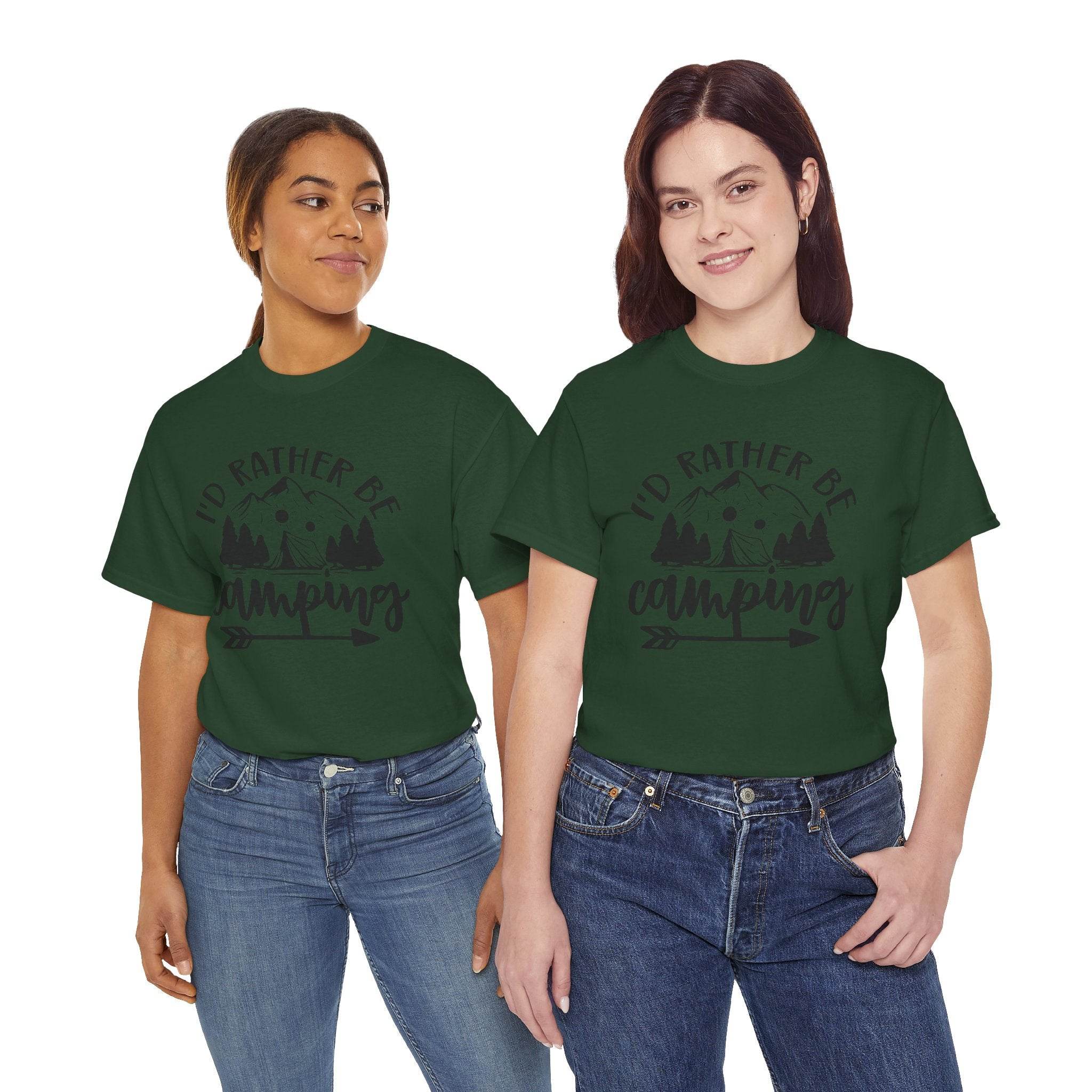 Camping Unisex Heavy Cotton Tee
