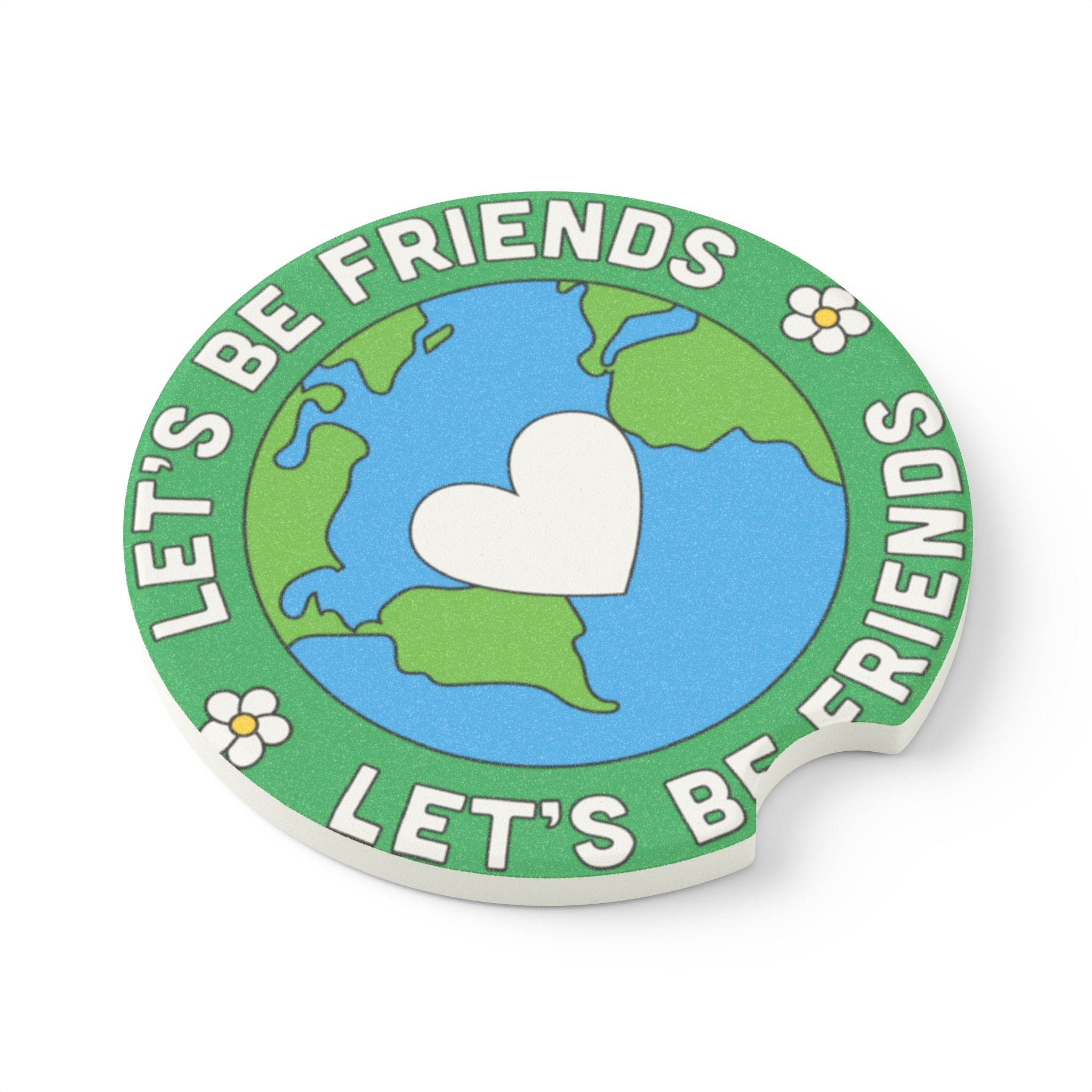 Friends Soapstone Car Coaster - Esmeralda Ecostore