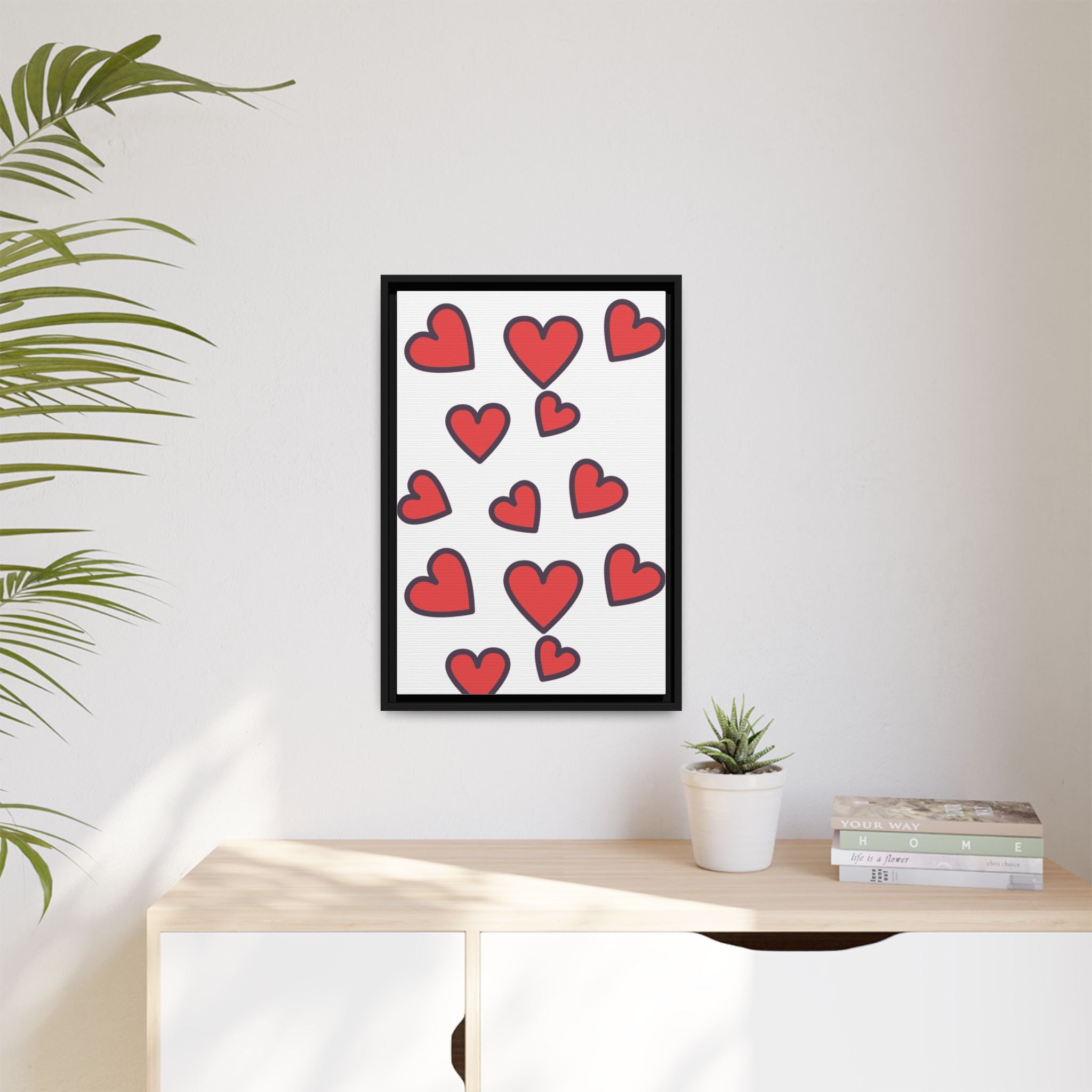 Heartbeat Matte Canvas