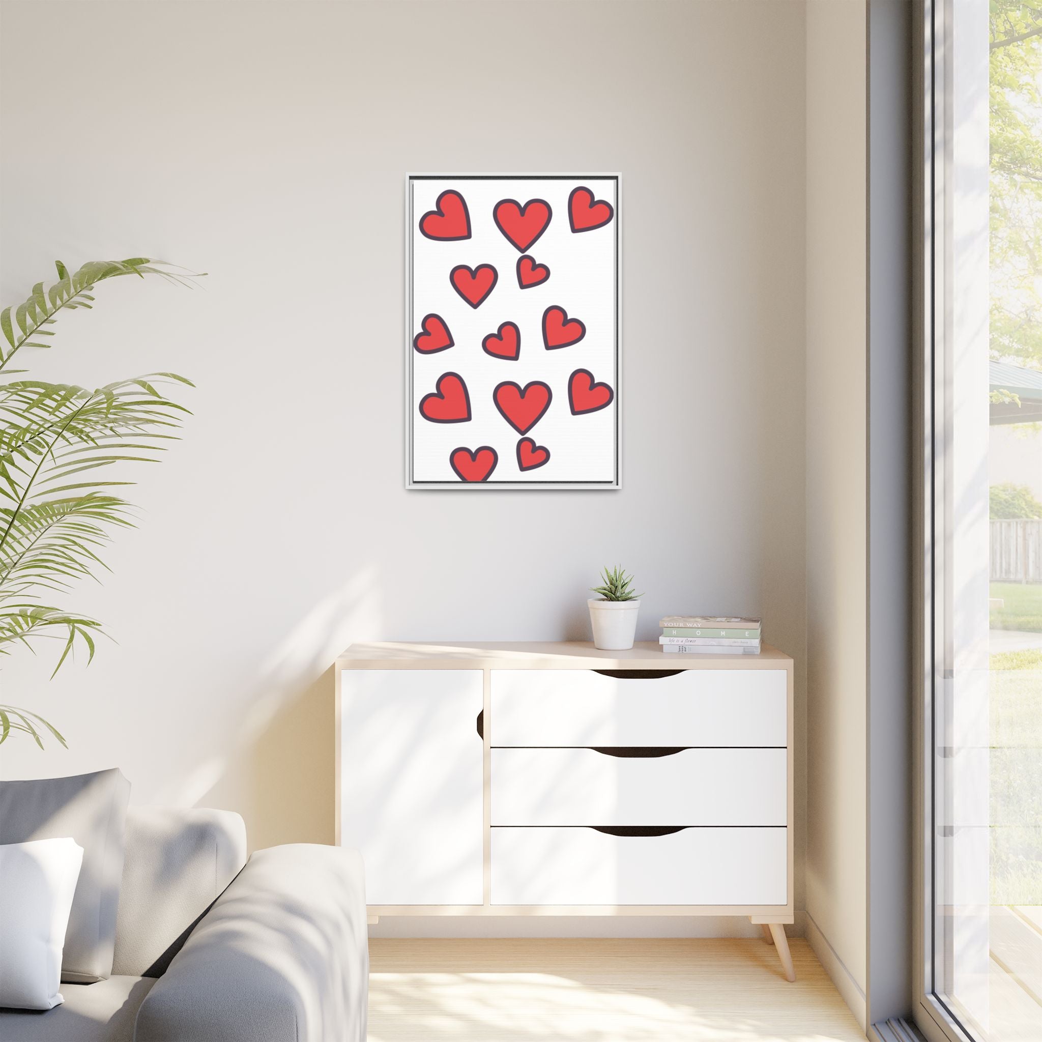 Heartbeat Matte Canvas