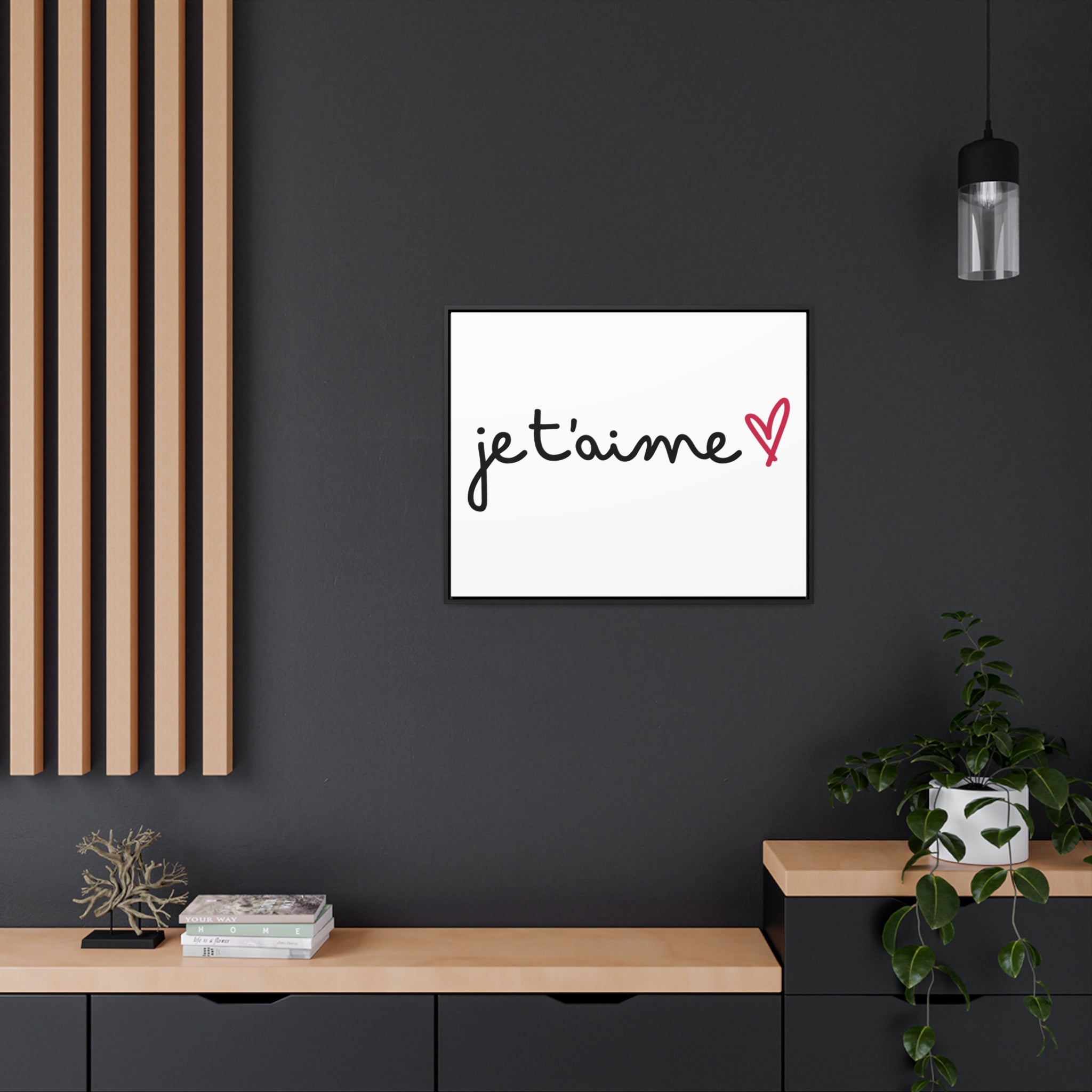 Je t'aime Gallery Canvas Wraps