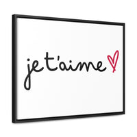 Je t'aime Gallery Canvas Wraps