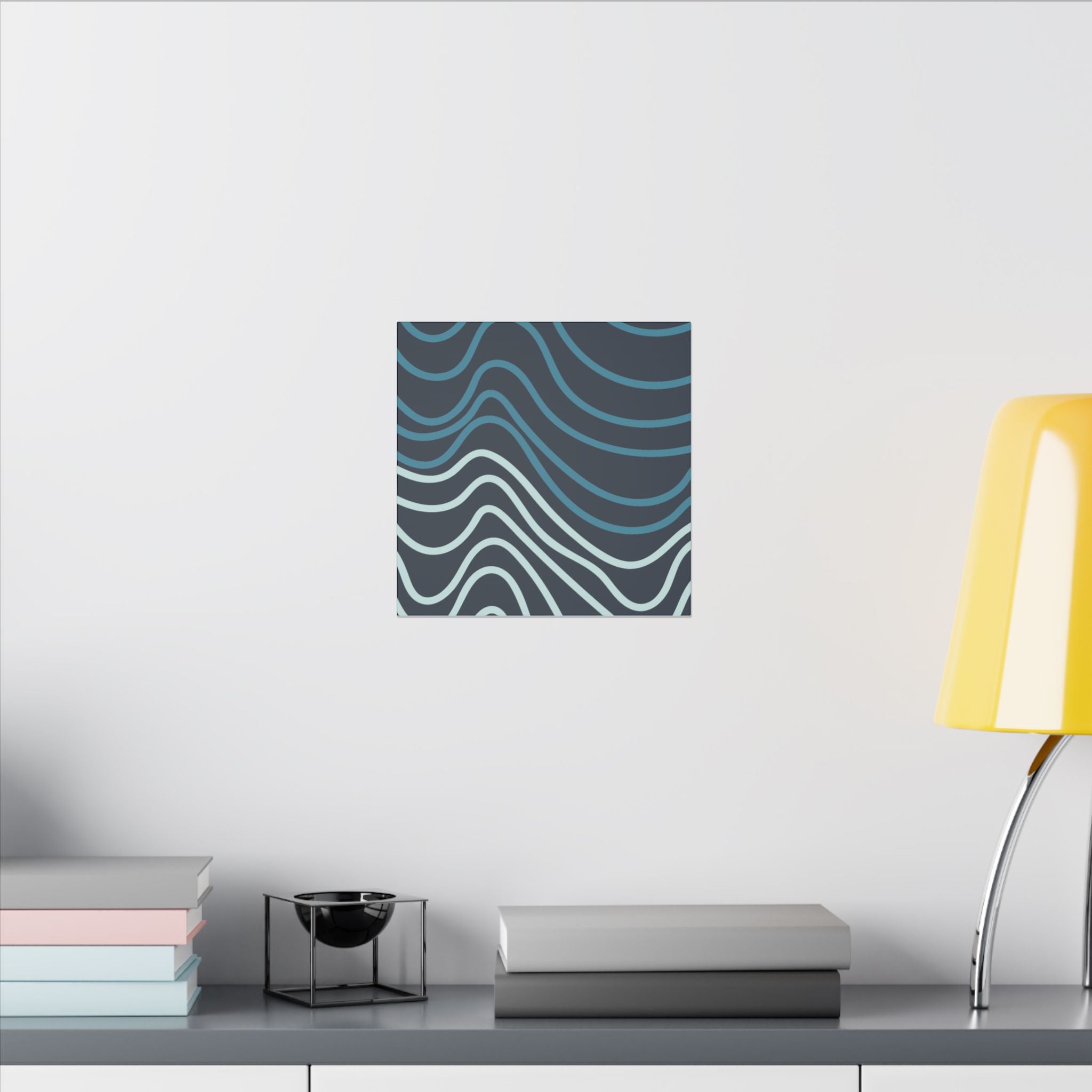 Wiggle Waves Matte Canvas