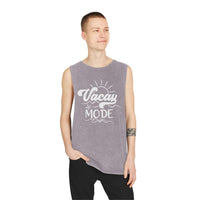 Vacay Mode Unisex Stonewash Tank Top