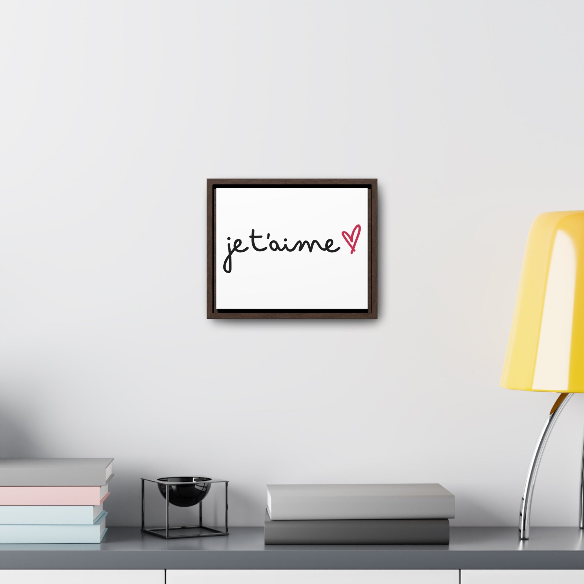 Je t'aime Gallery Canvas Wraps